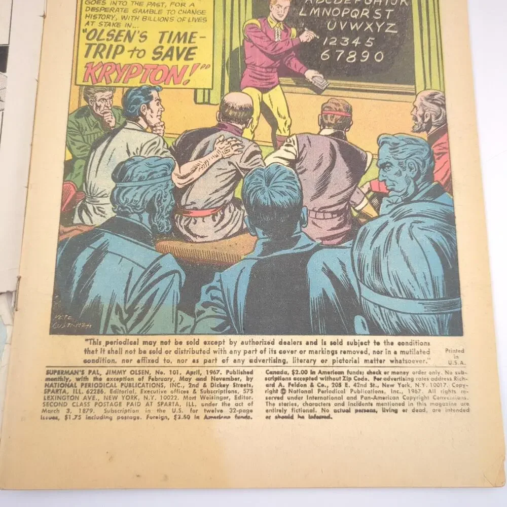 Superman's Pal Jimmy Olsen Lot 2 Issues #101 #151 DC Comics Silver Bronze Low